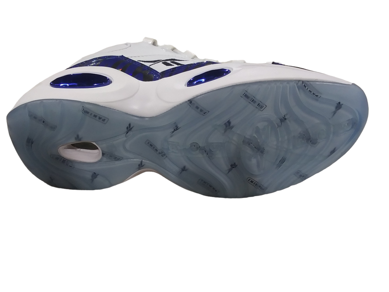 BIG KIDS' REEBOK X PANINI QUESTION MID BASKETBALL SHOES SIZE 5