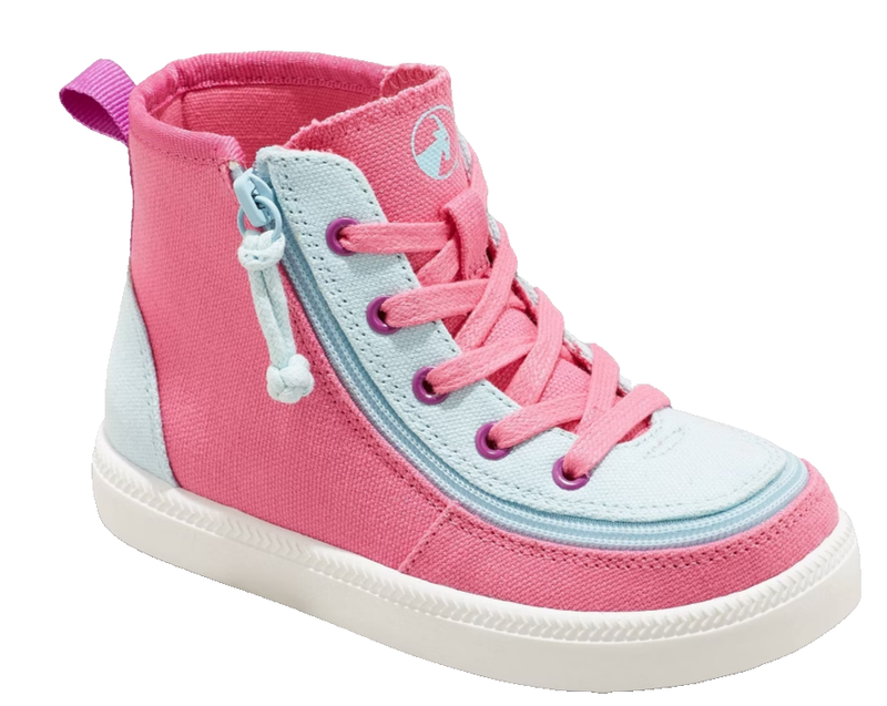 Billy Footwear Girls Haring Colorblock High Top Sneakers Pink/Blue Size 5