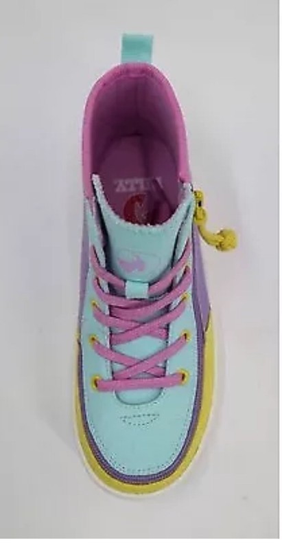 BILLY Footwear Girls' Haring Colorblock Zipper Sneakers - 3