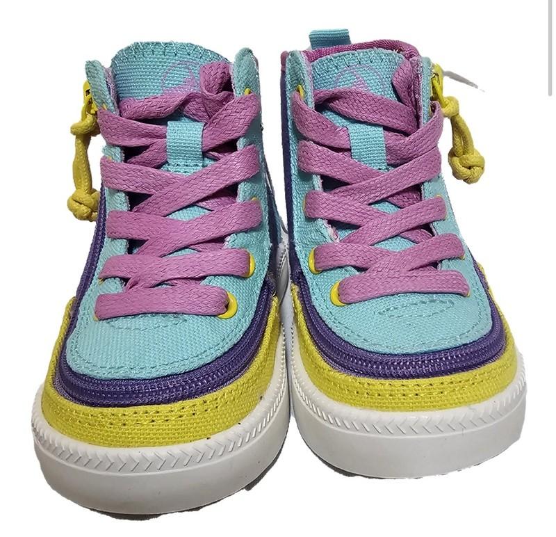 BILLY Footwear Girls' Haring Colorblock Zipper Sneakers - 3