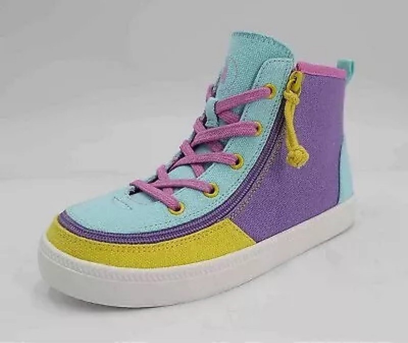 BILLY Footwear Girls' Haring Colorblock Zipper Sneakers - 3