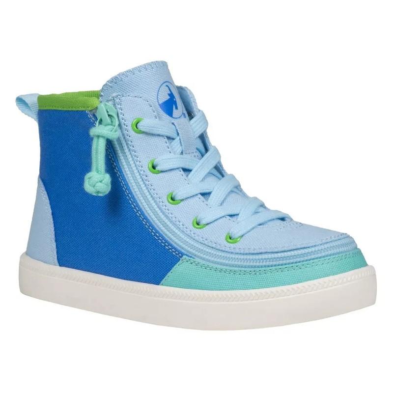 Billy Footwear Haring Sneakers - Blue Colorblock - Boys Girls Size 4 Big Kids