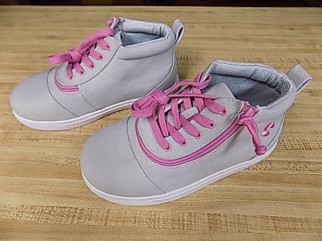 Billy Footwear High Top Sneakers Adaptive Short Wrap Zip Around Kid Size 6XW NEW