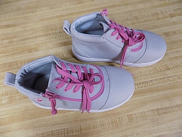 Billy Footwear High Top Sneakers Adaptive Short Wrap Zip Around Kid Size 6XW NEW