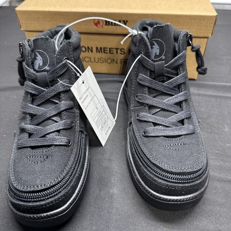 BILLY Footwear Kids' Harmon Sneakers - Black 1