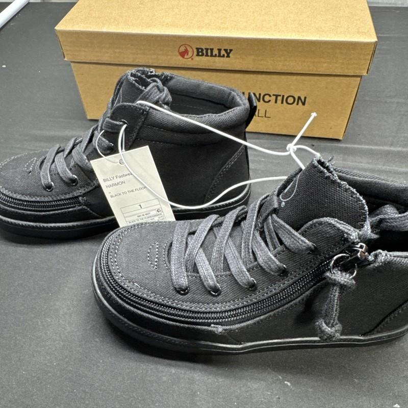 BILLY Footwear Kids' Harmon Sneakers - Black 1