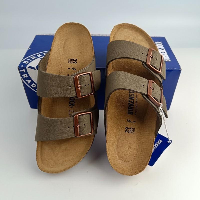 Birkenstock Arizona Stone Birko-Flor Comfort Leather Sandals Men's Women's Shoes