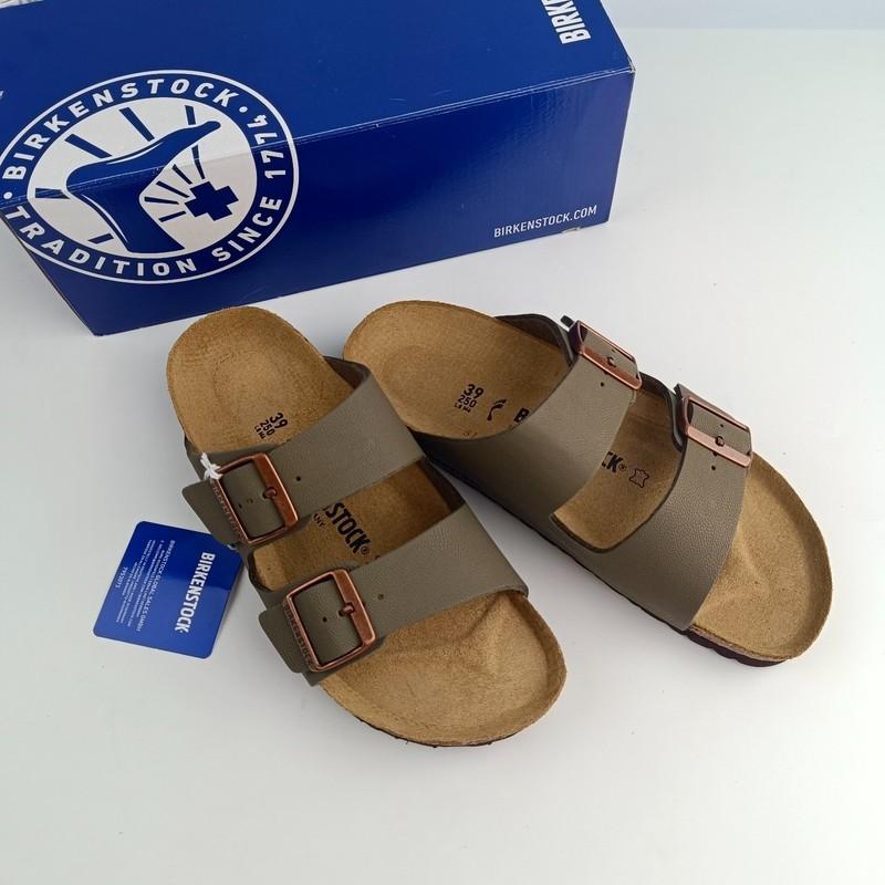 Birkenstock Arizona Stone Birko-Flor Comfort Leather Sandals Men's Women's Shoes