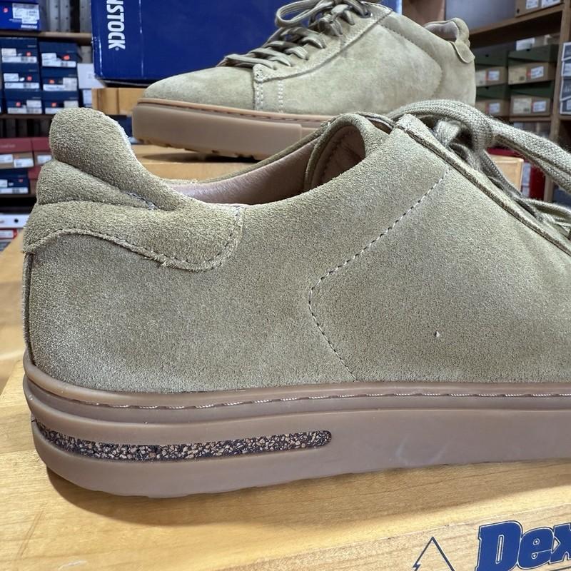Birkenstock Bend Low Sneakers Size 39 Regular Fit Color Faded Khaki Brand New