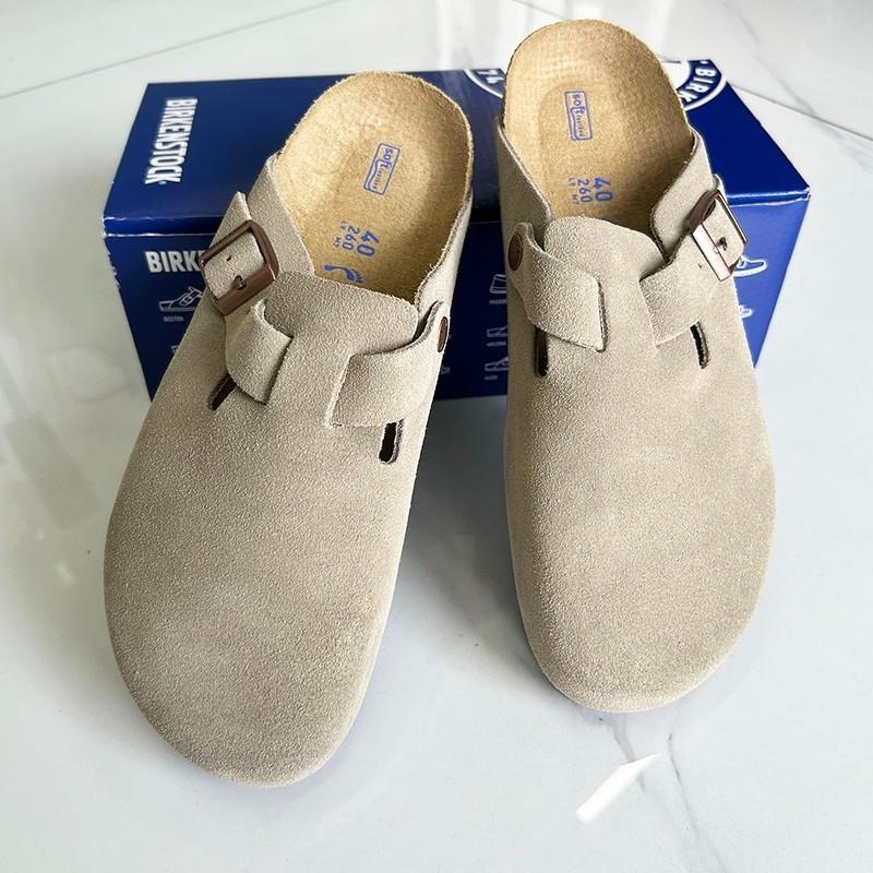 Birkenstock Boston Taupe Clogs Soft Footbed Narrow + Wide EU37-45 Unisex Shoes