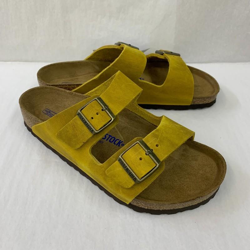 Birkenstock New W/ Box Arizona Ochre Oiled Leather Soft Footbed Reg -Select Size