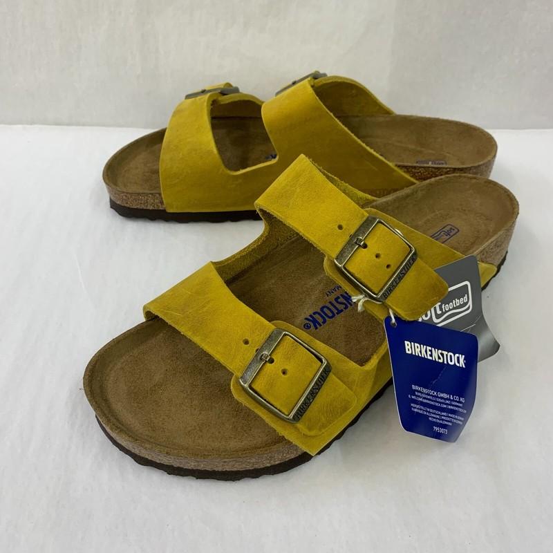 Birkenstock New W/ Box Arizona Ochre Oiled Leather Soft Footbed Reg -Select Size
