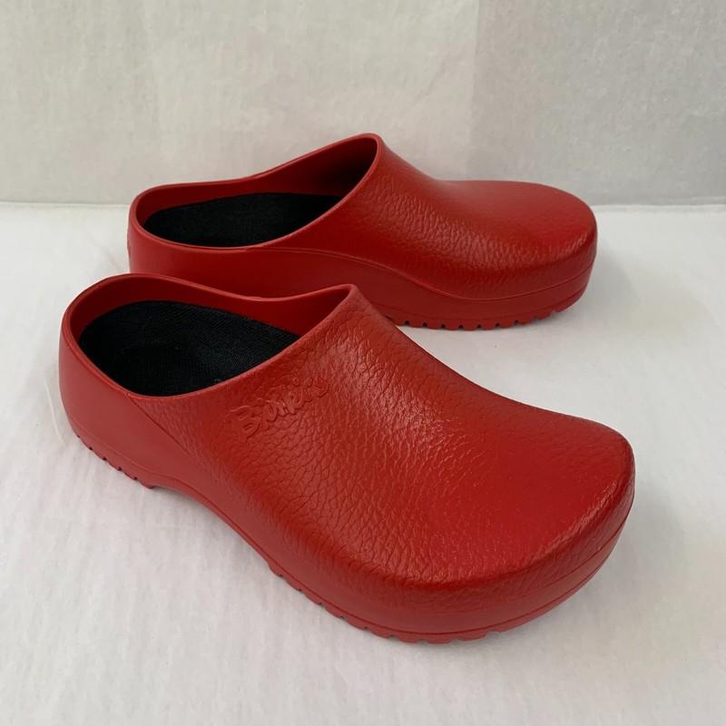 Birkenstock New W/ Box Super-Birki Red Polyurethane Regular Width Select Size