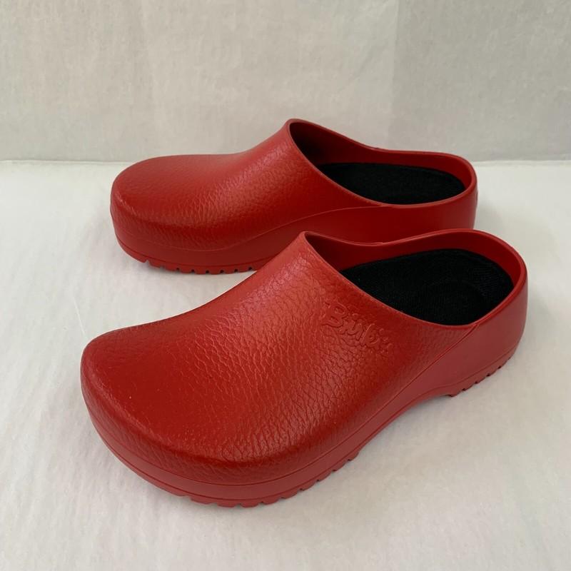 Birkenstock New W/ Box Super-Birki Red Polyurethane Regular Width Select Size