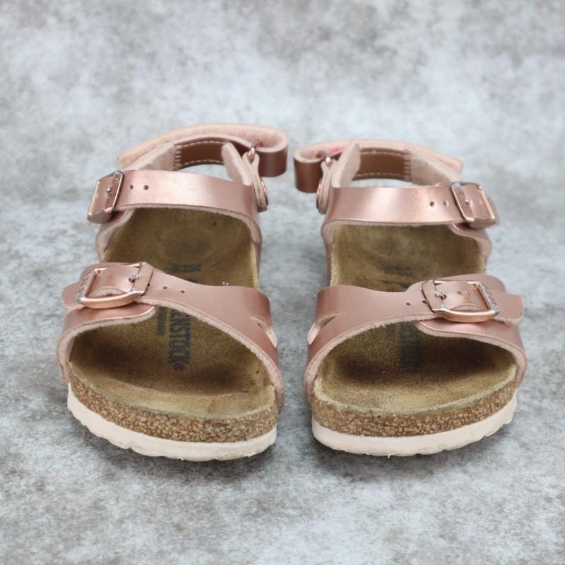 Birkenstock Rio Sandals Birko-Flor Pink Copper Childrens Sz 25 EU 8.5 - 9 US