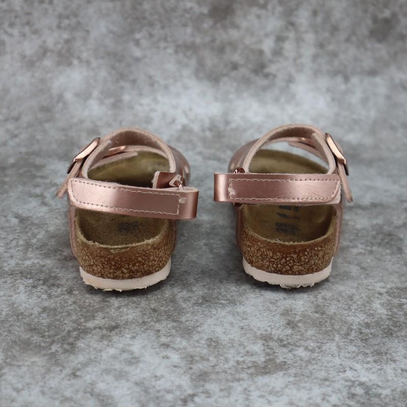 Birkenstock Rio Sandals Birko-Flor Pink Copper Childrens Sz 25 EU 8.5 - 9 US