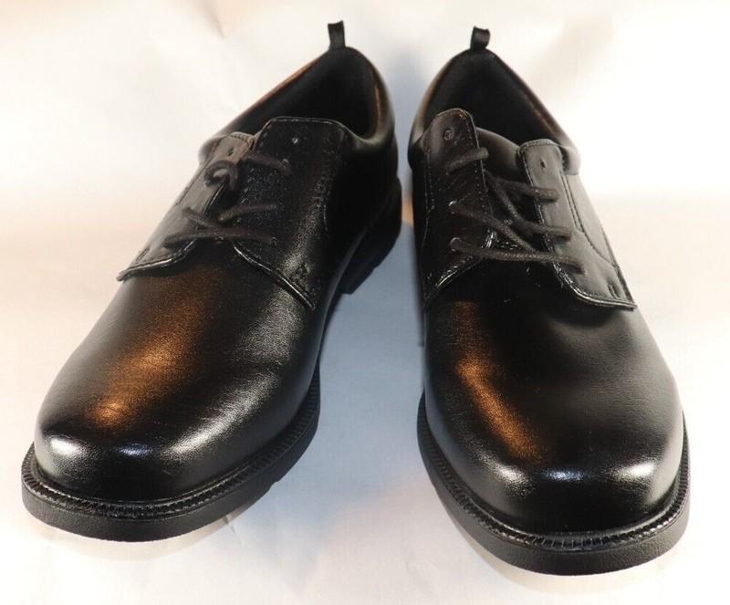 Black Lace Children Dress Shoes Comfort Sock Non-Marking Flexible Outsole