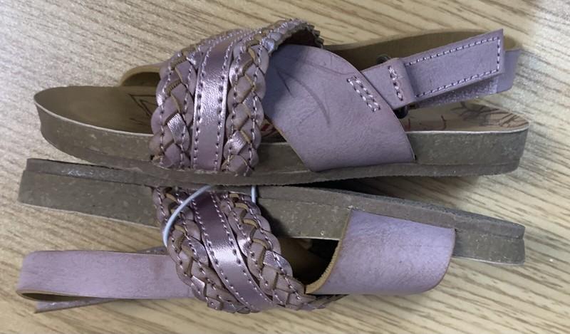 Blowfish Sandal Size 7 Toddler Girls Goodies Pink Metallic Braid New NWOT SH5FS