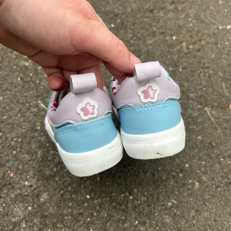 Bluey Purple And Blue Sparkly Sneakers With Charms Kids 11