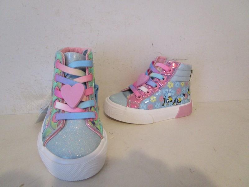 Bluey Toddler Athletic Fashion School Hook & Loop Sneakers Blue Size 11T