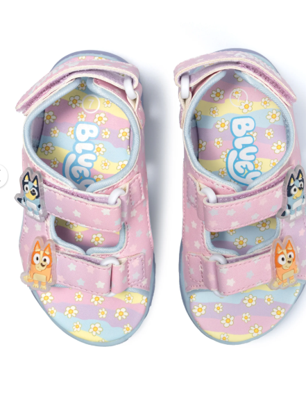Bluey Toddler Girl Bluey And Bingo Sport Sandals Size 12