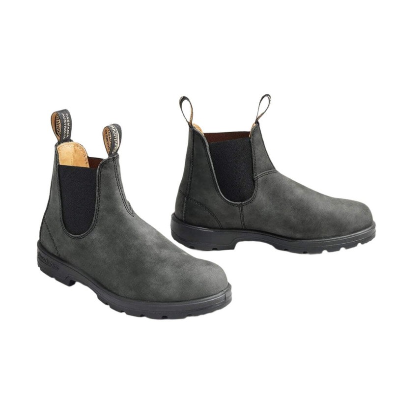 Blundstone 587 Men's Chelsea Boots - Rustic Black US 5