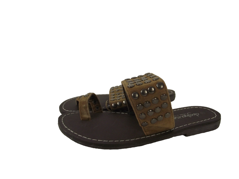 BNWT Little Girls Sz 11 Smart Tan Rivers Doghouse Bronze Studded Sandals RRP $30