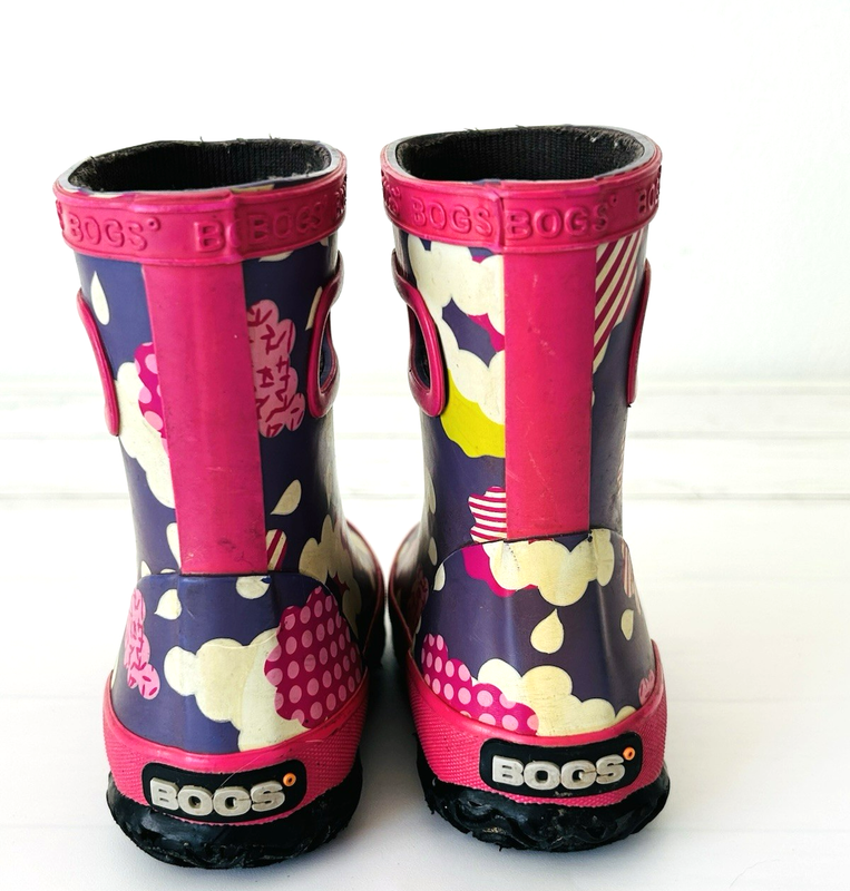 Bogs Baby Skipper Cloud Boots Infant Girls Size 6 Waterproof Pink Rainboots