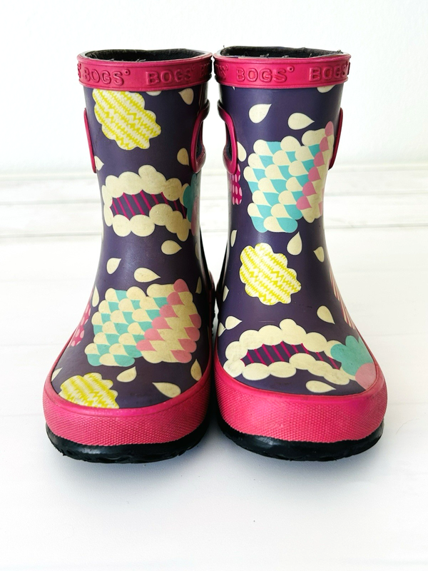 Bogs Baby Skipper Cloud Boots Infant Girls Size 6 Waterproof Pink Rainboots
