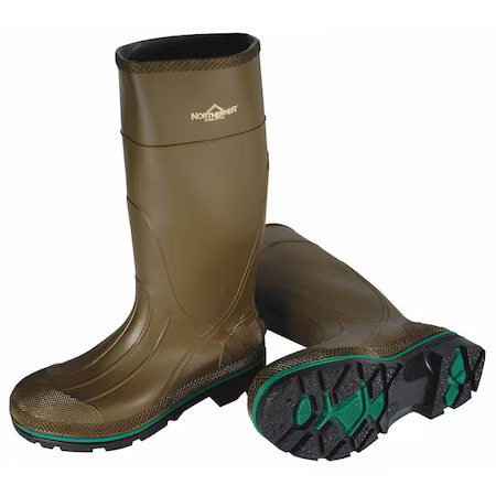 Boot Work Hi Olive Green 8 No 75120-8 Norcross Honeywell