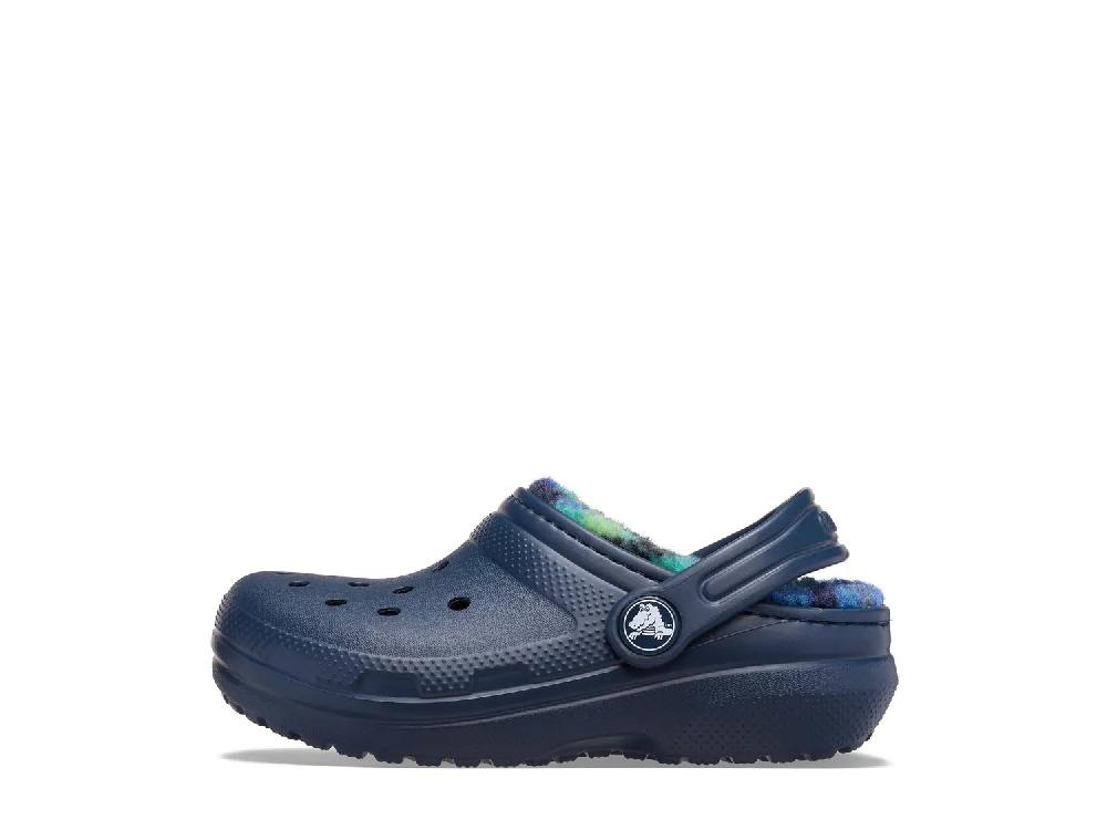 Boy's Slippers Crocs Classic Lined Bold Check Clog