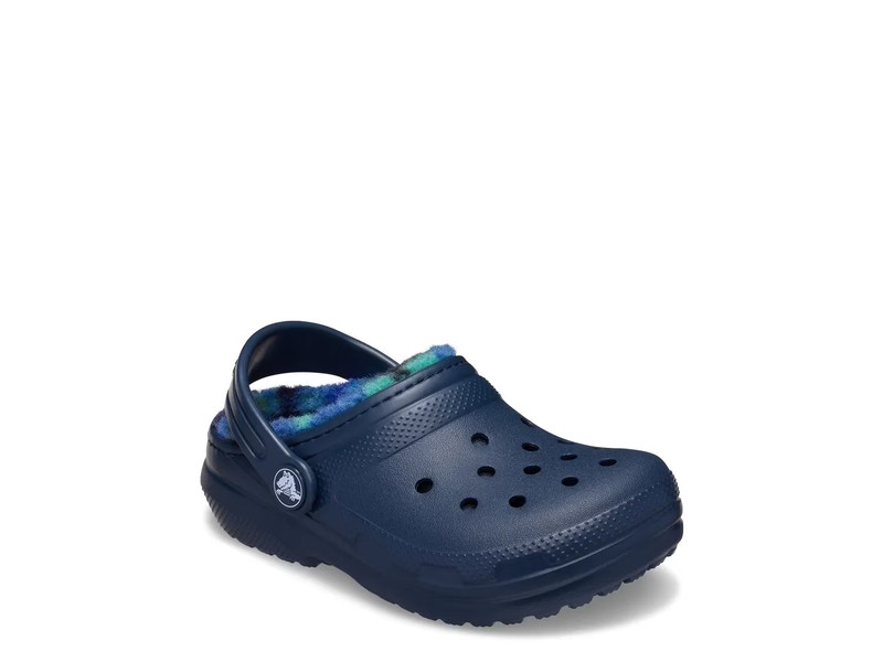 Boy's Slippers Crocs Classic Lined Bold Check Clog