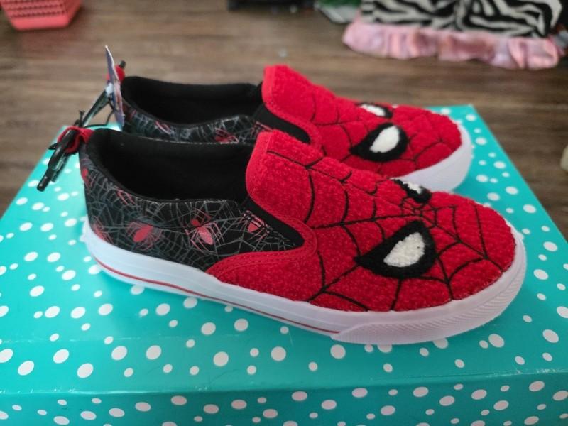 Boy Spiderman Shoes Size 2 Marvel