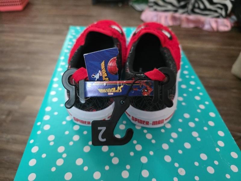 Boy Spiderman Shoes Size 2 Marvel