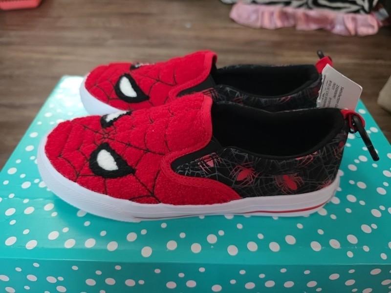 Boy Spiderman Shoes Size 2 Marvel