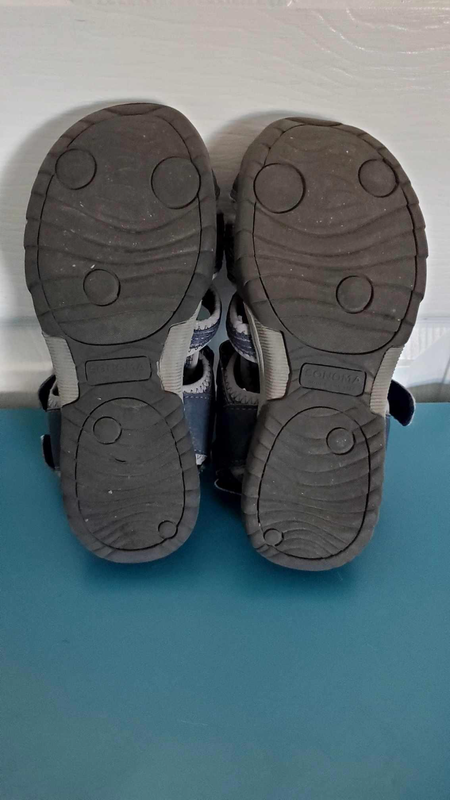 Boys 3 Sonoma Hiking Camping Water Sandals Navy Gray
