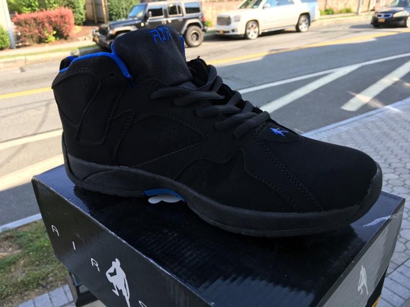 Boys AIR Black & Blue Back to School Athletic Sports Sneakers Style A888