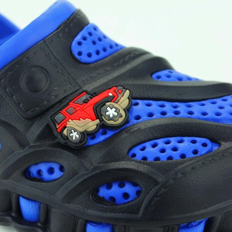 Boys Kids Garden Clogs Shoes Toddler Slip-On Casual Two-tone Slipper Sandals