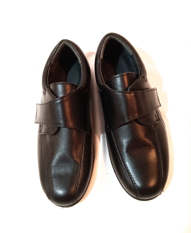 Boys Shoes Size 11.5 (29 EU) New Original Box Black Color Flat Slip On