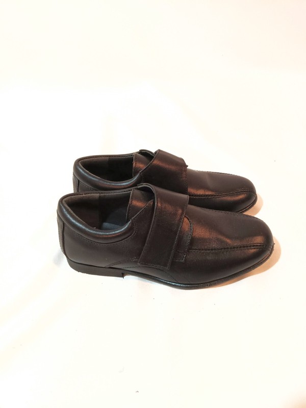 Boys Shoes Size 11.5 (29 EU) New Original Box Black Color Flat Slip On