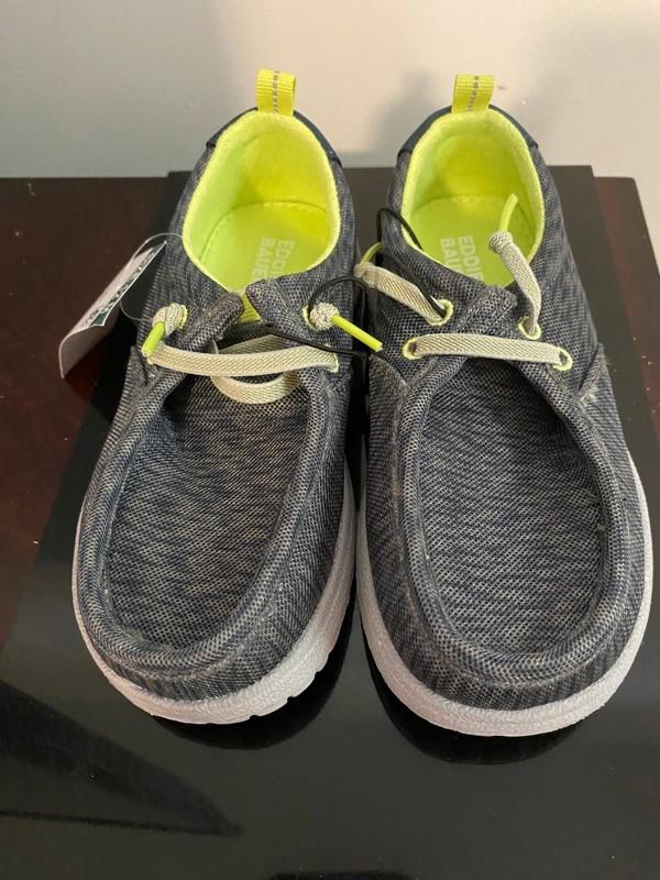 BRAND NEW BOYS SIZE 12 M EDDIE BAUER LIAM BLUE SLIP ON CASUAL SHOES