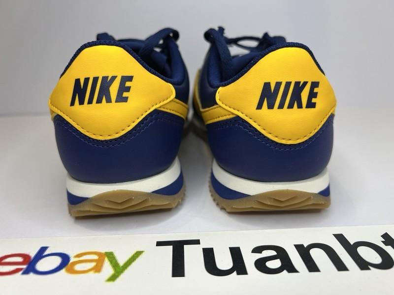 BRAND NEW Nike Cortez GS Youth Shoes Midnight Navy/Gold/Gum DM0950-401