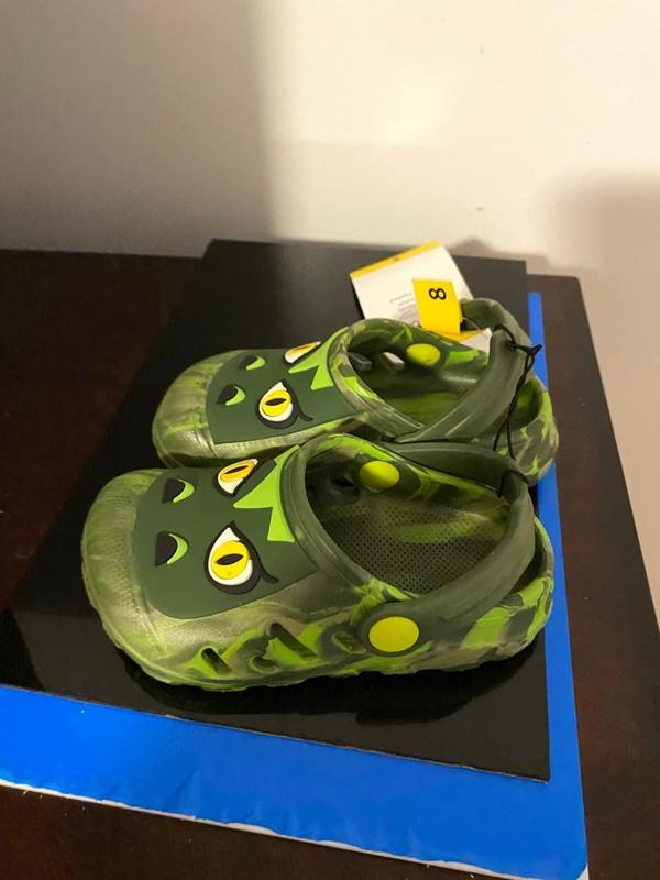 BRAND NEW TODDLER BOYS SIZE 8 MEMBER'S MARK CLOG SANDALS