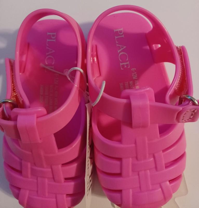 BRIGHT PINK BABY SANDALS