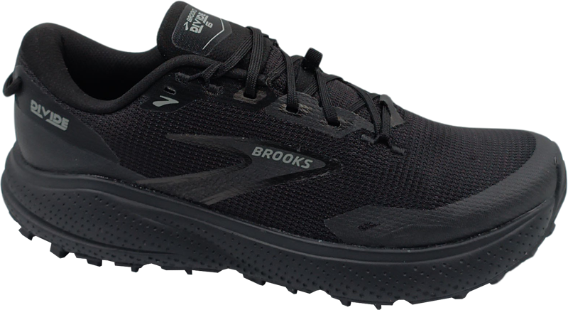 Brooks Men's Divide 6 Black Black Primer Gray US 8.5 Medium/D EU 42