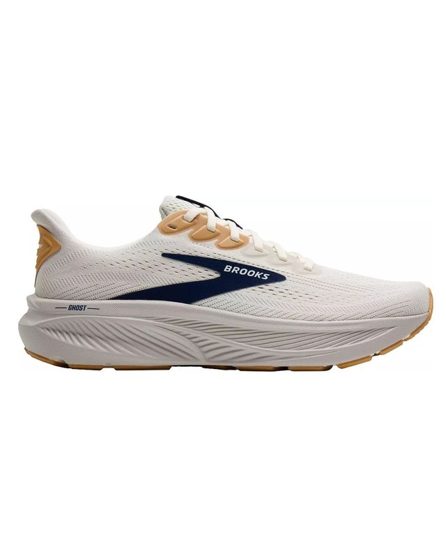 Brooks Men's Ghost 17 Running Shoes Coconut/Moonbeam/Blue- Size 10