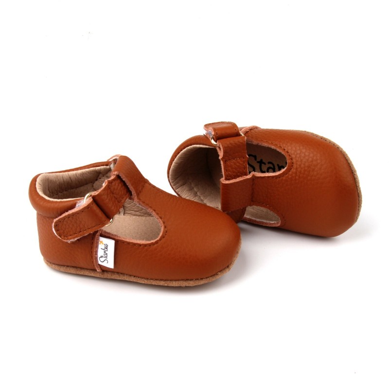 Brown Baby Shoes Toddler Shoes Baby Moccasins Baby Mary Janes Toddler Tbar