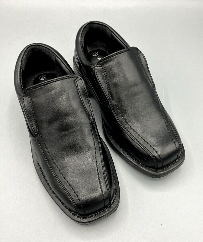 Bruno Marc Boys Dress Shoes Slip On Loafers Black 5BOX225K Boys Size 10