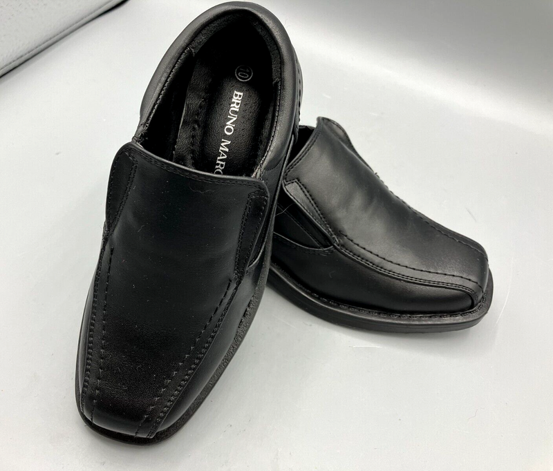 Bruno Marc Boys Dress Shoes Slip On Loafers Black 5BOX225K Boys Size 10