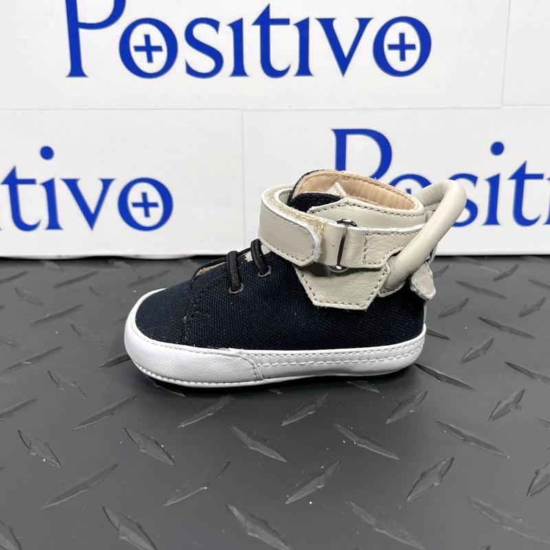 Buscemi 100MM Baby Canvas Black/Off White Sneakers US 4 EU 19 New